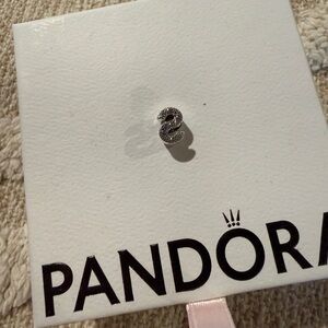 Pandora Silver Initial Charm “S”